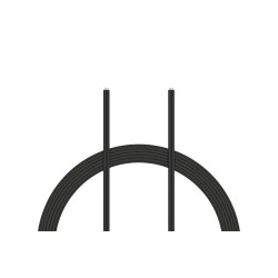 Kabel PVC 0.055mm2, černý